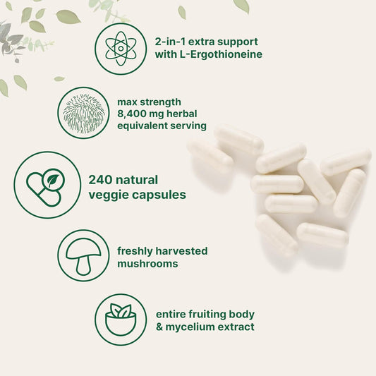 Lion’s Mane Capsules - 8400mg